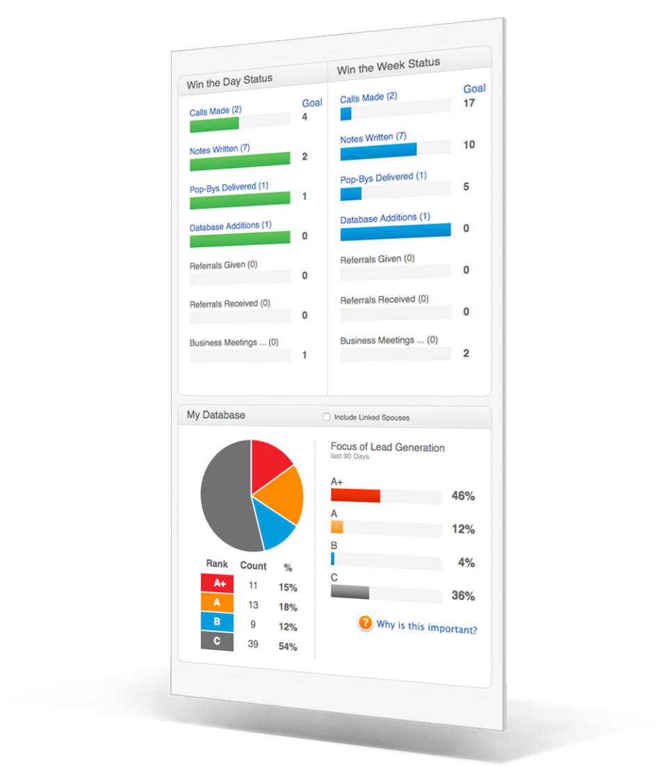 screenshot of Referral Maker CRM